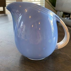 Vintage Halls Superior Kitchenware Rose Parade Small Pitcher With Ice Lip